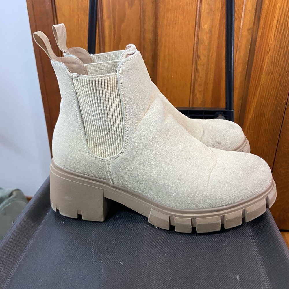 Tan boots